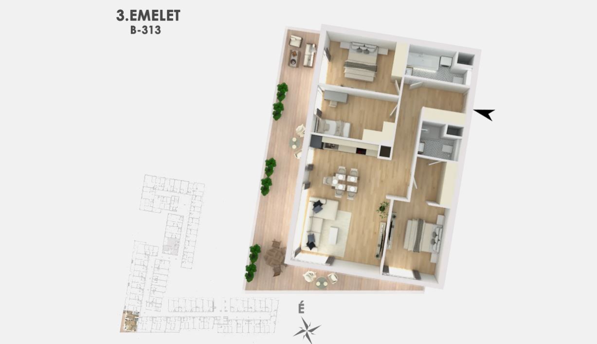 Otthonod a vízparti életstílus közepén B313
