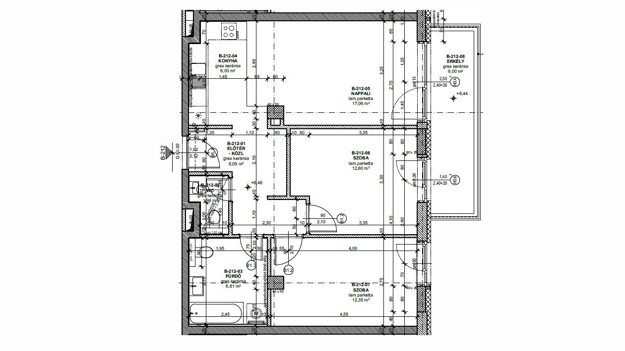 Új építésű lakás Zugló szívében B212