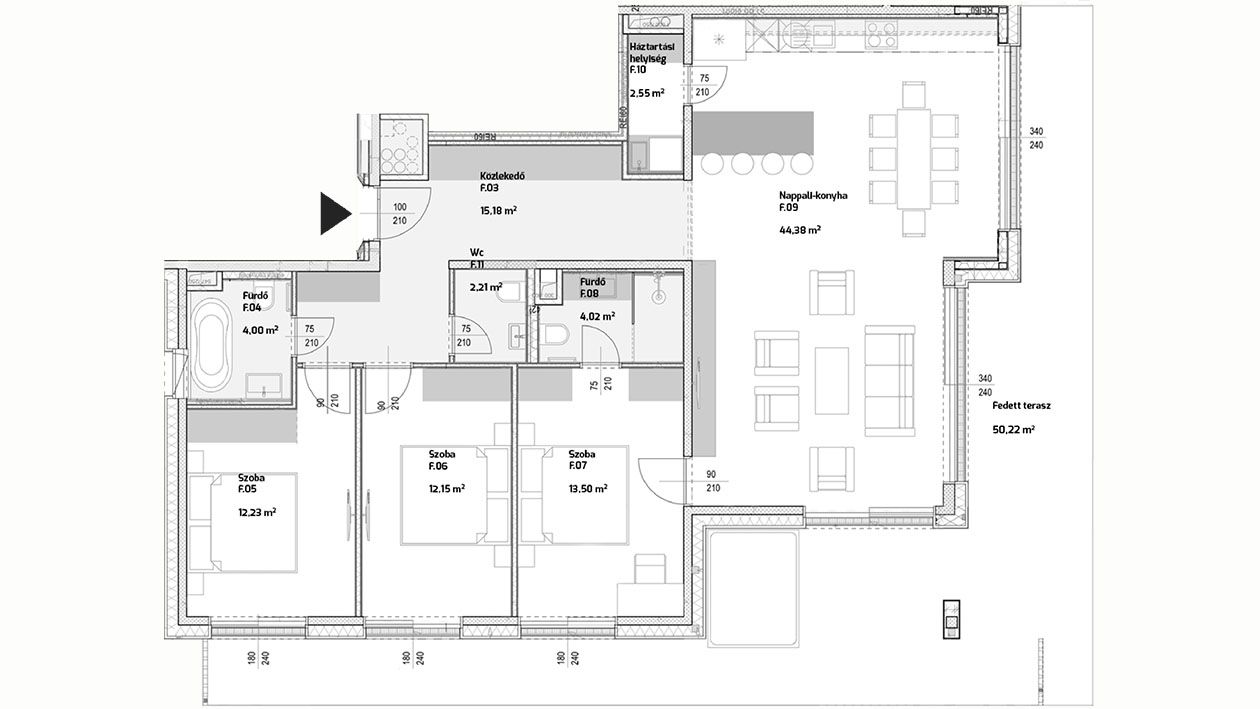 Új építésű luxus lakás jakuzzival Pasaréten