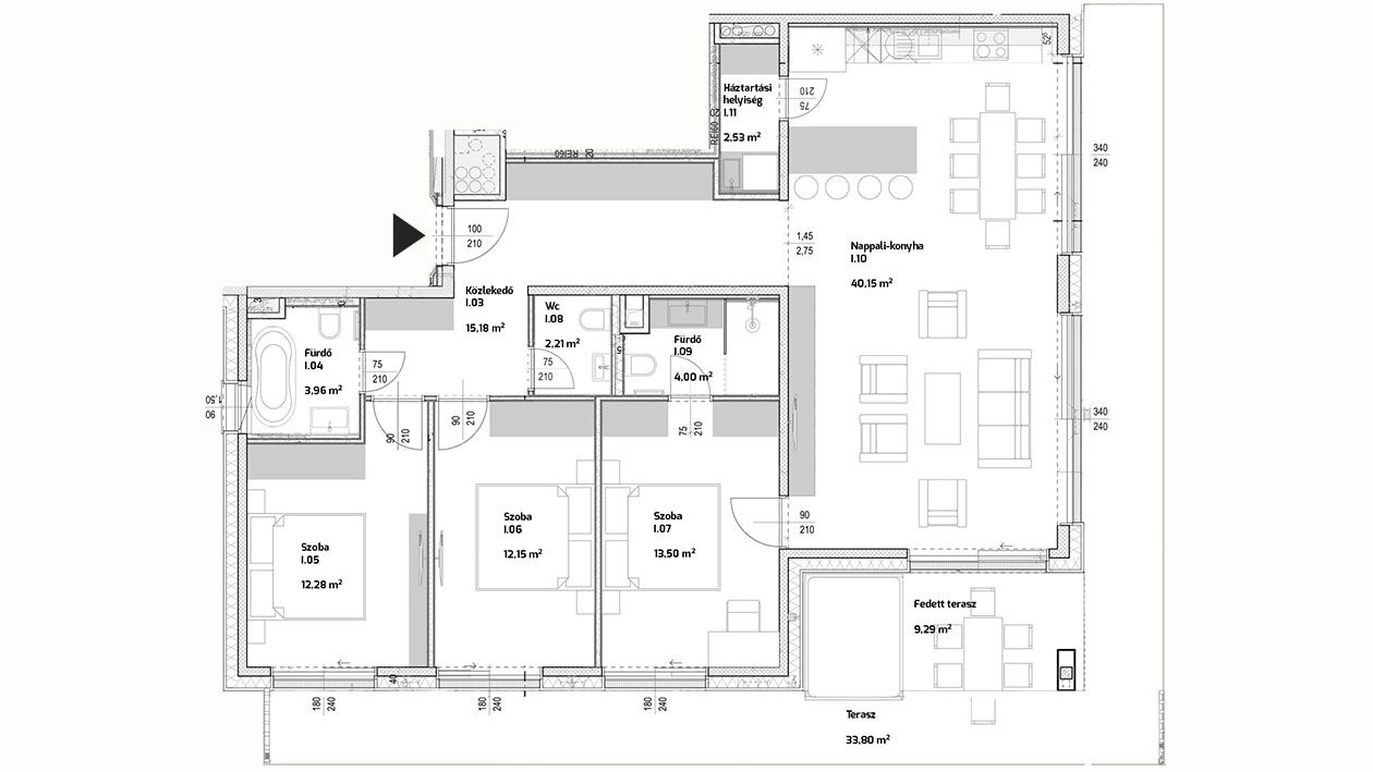 Új építésű 106 nm-es luxus lakás Pasaréten