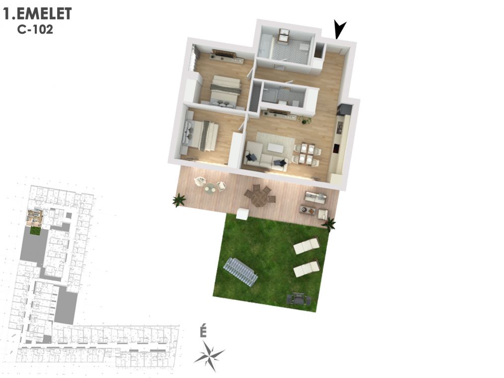 Otthonod a vízparti életstílus közepén C102