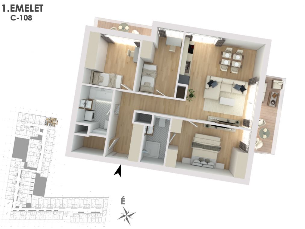 Otthonod a vízparti életstílus közepén C108