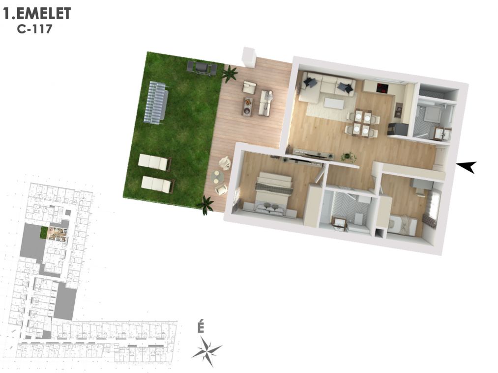 Otthonod a vízparti életstílus közepén C117