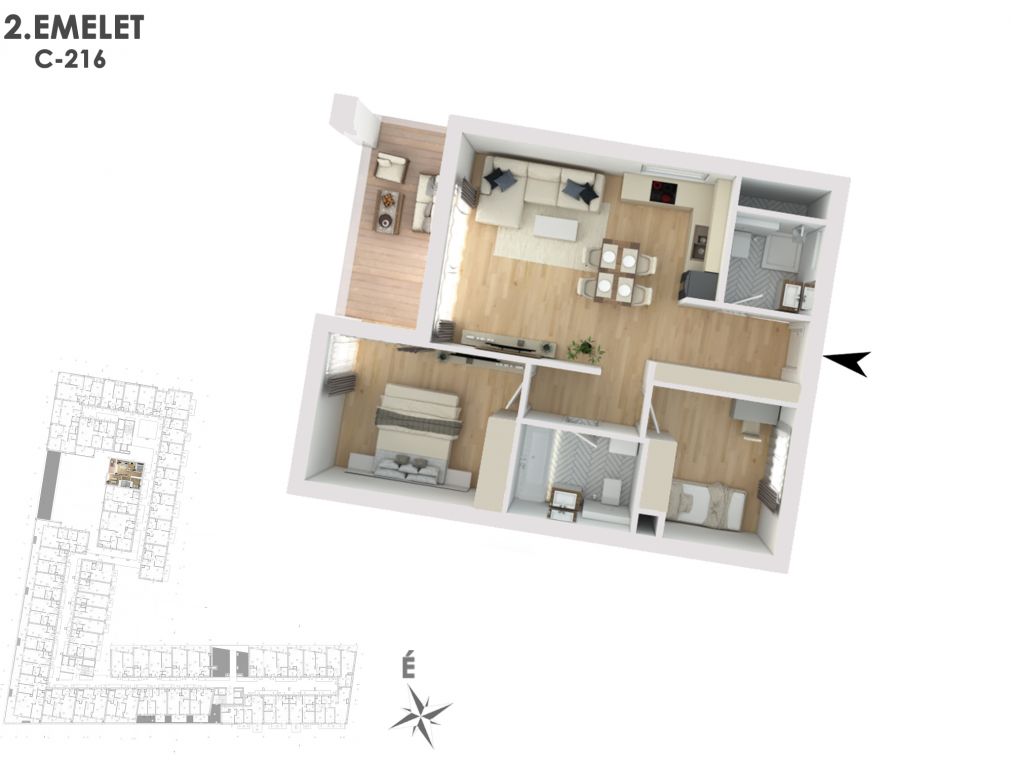 Otthonod a vízparti életstílus közepén C216