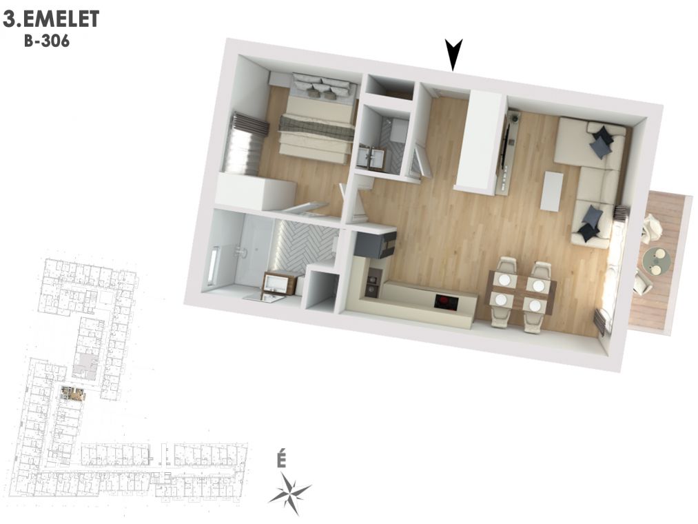 Otthonod a vízparti életstílus közepén B306