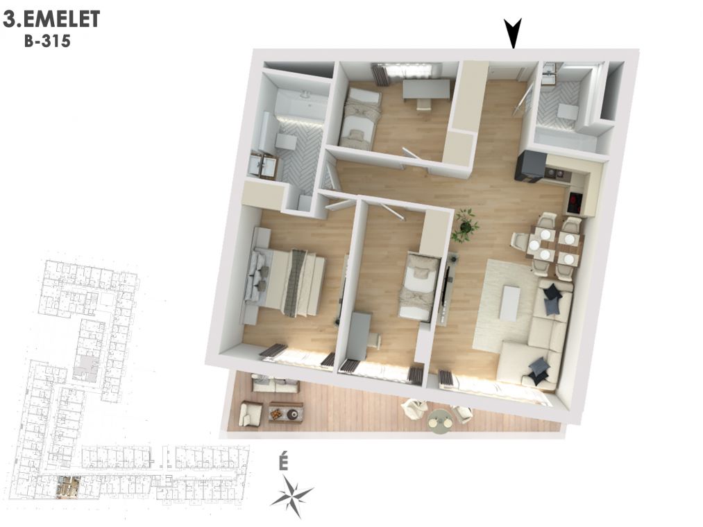 Otthonod a vízparti életstílus közepén B315