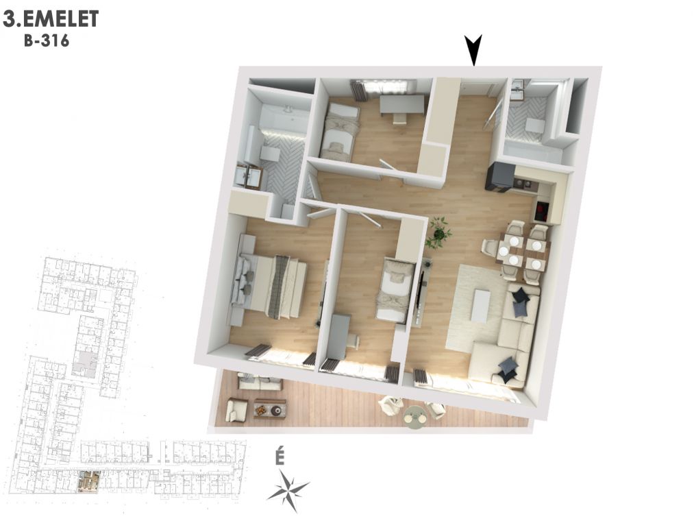 Otthonod a vízparti életstílus közepén B316