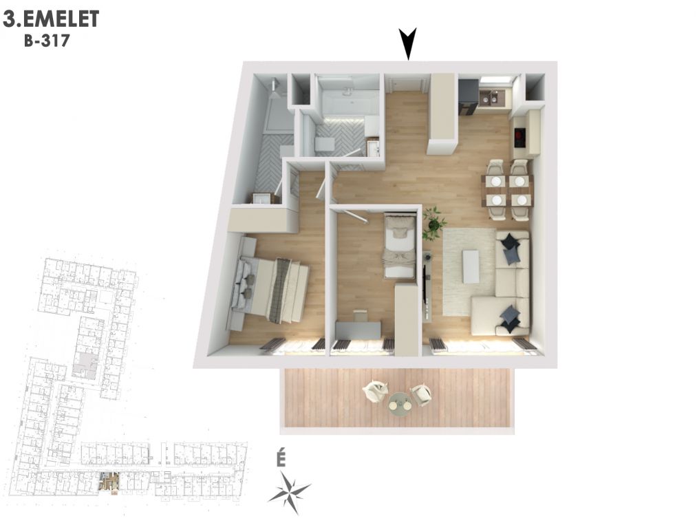 Otthonod a vízparti életstílus közepén B317