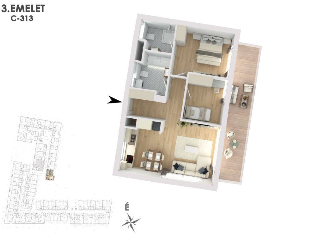 Otthonod a vízparti életstílus közepén C313