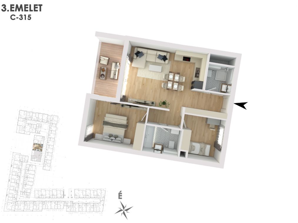 Otthonod a vízparti életstílus közepén C315