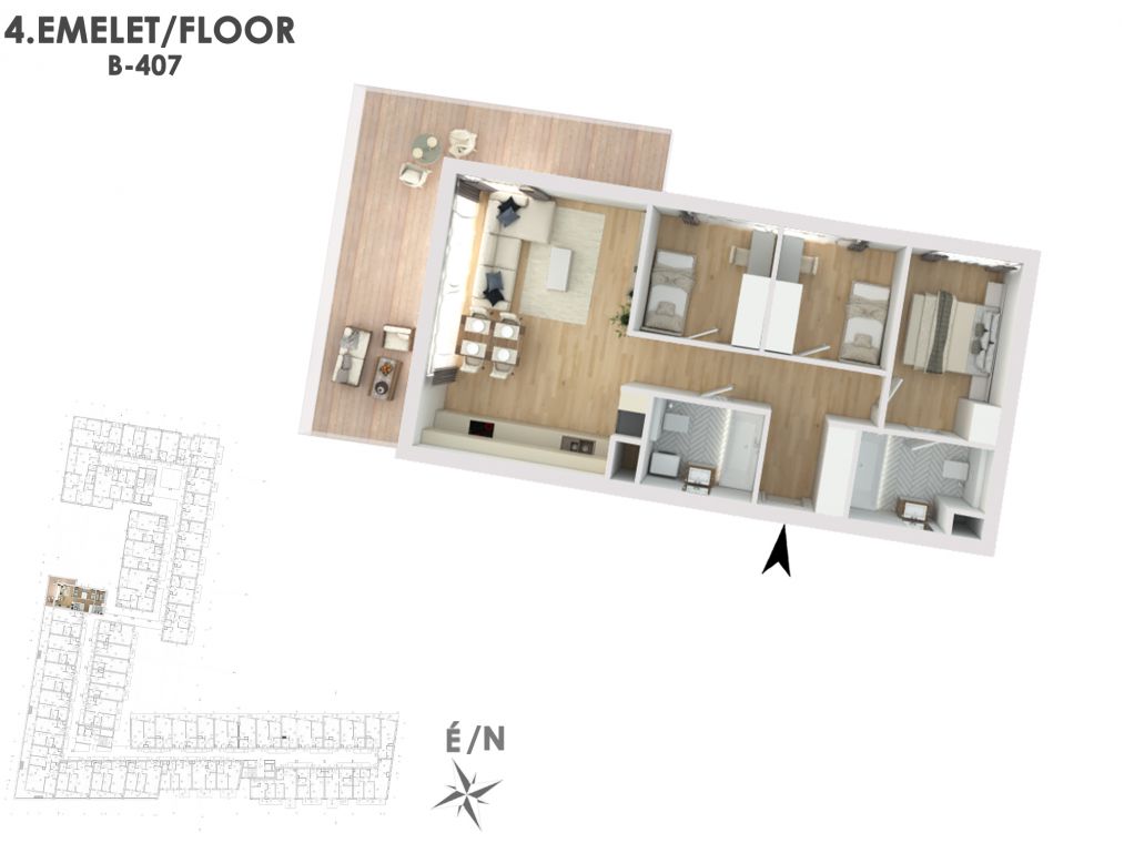 Otthonod a vízparti életstílus közepén B407