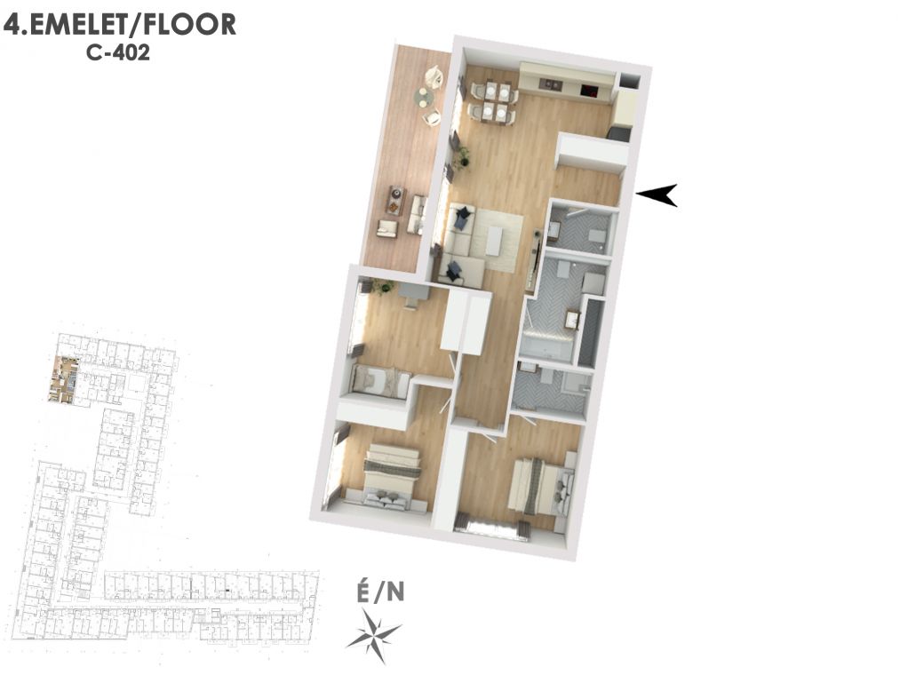 Otthonod a vízparti életstílus közepén C402