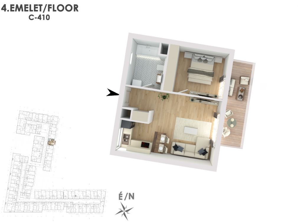 Otthonod a vízparti életstílus közepén C410