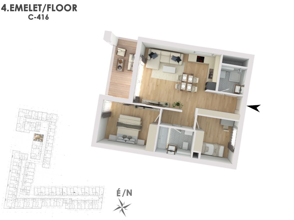 Otthonod a vízparti életstílus közepén C416
