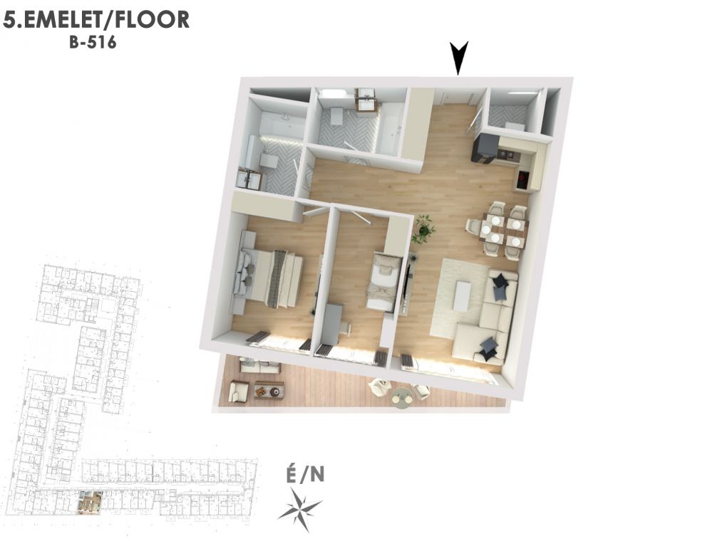Otthonod a vízparti életstílus közepén B516