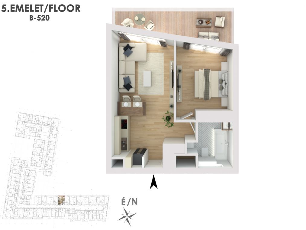 Otthonod a vízparti életstílus közepén B520
