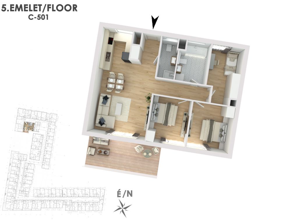 Otthonod a vízparti életstílus közepén C501