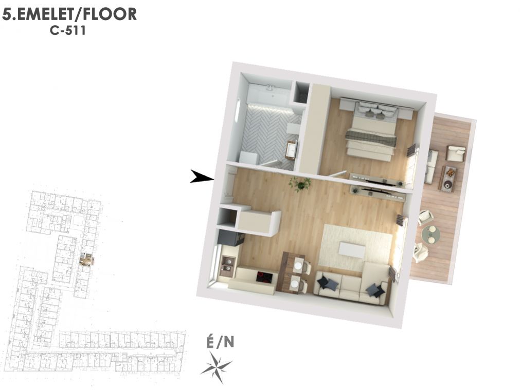 Otthonod a vízparti életstílus közepén C511