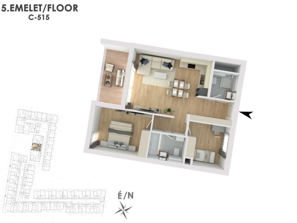 Otthonod a vízparti életstílus közepén C515