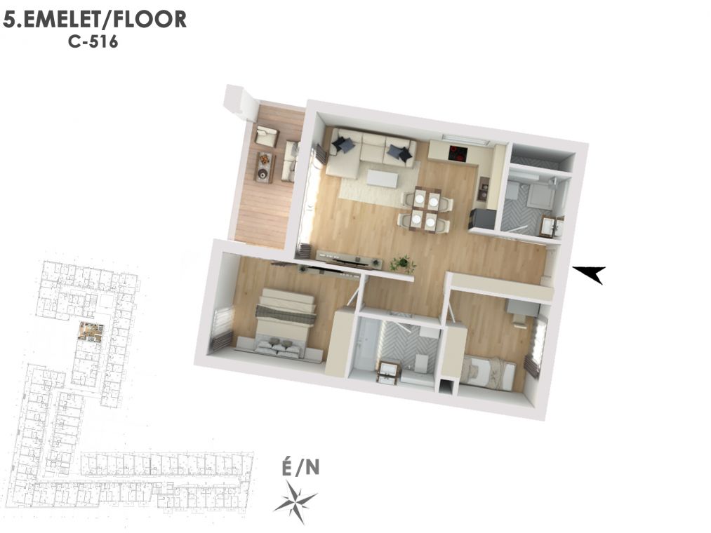 Otthonod a vízparti életstílus közepén C516