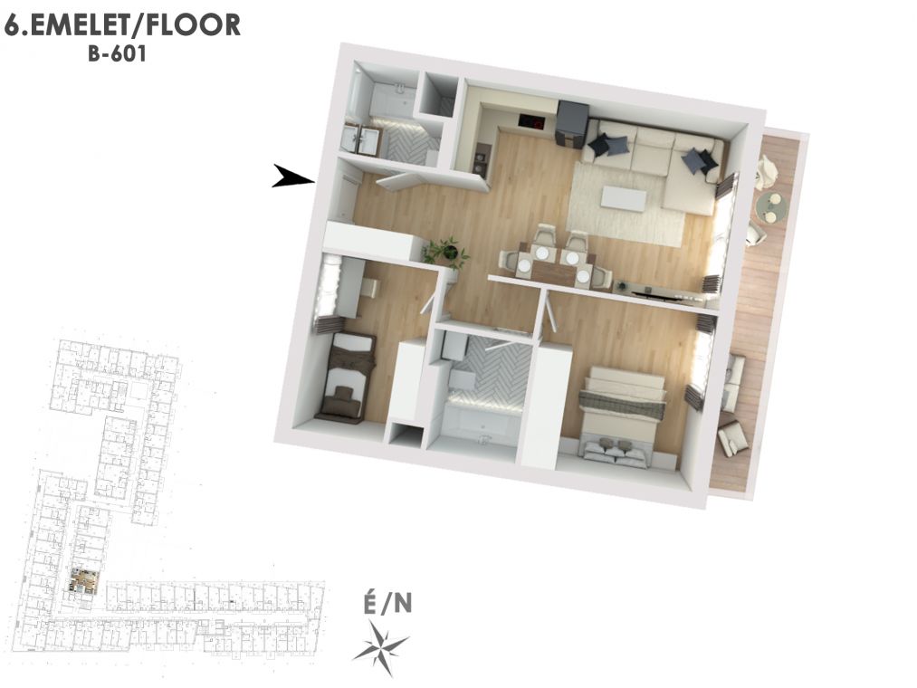 Otthonod a vízparti életstílus közepén B601