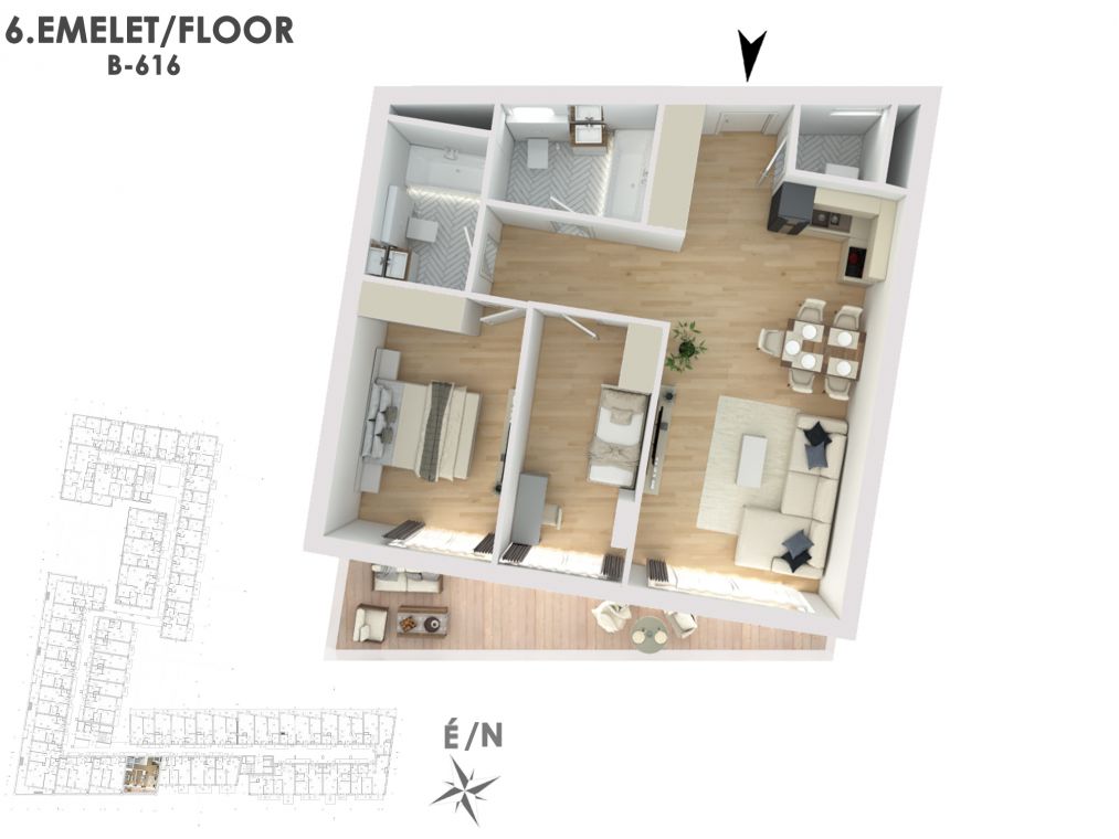 Otthonod a vízparti életstílus közepén B616