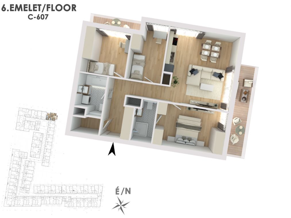 Otthonod a vízparti életstílus közepén C607