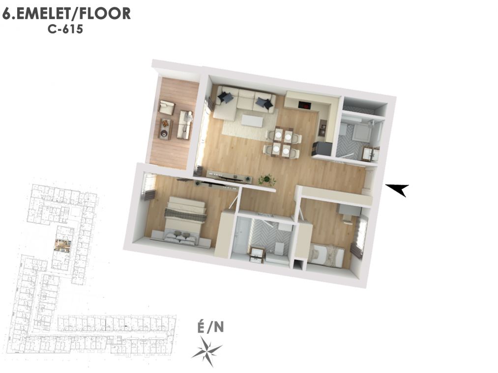 Otthonod a vízparti életstílus közepén C615