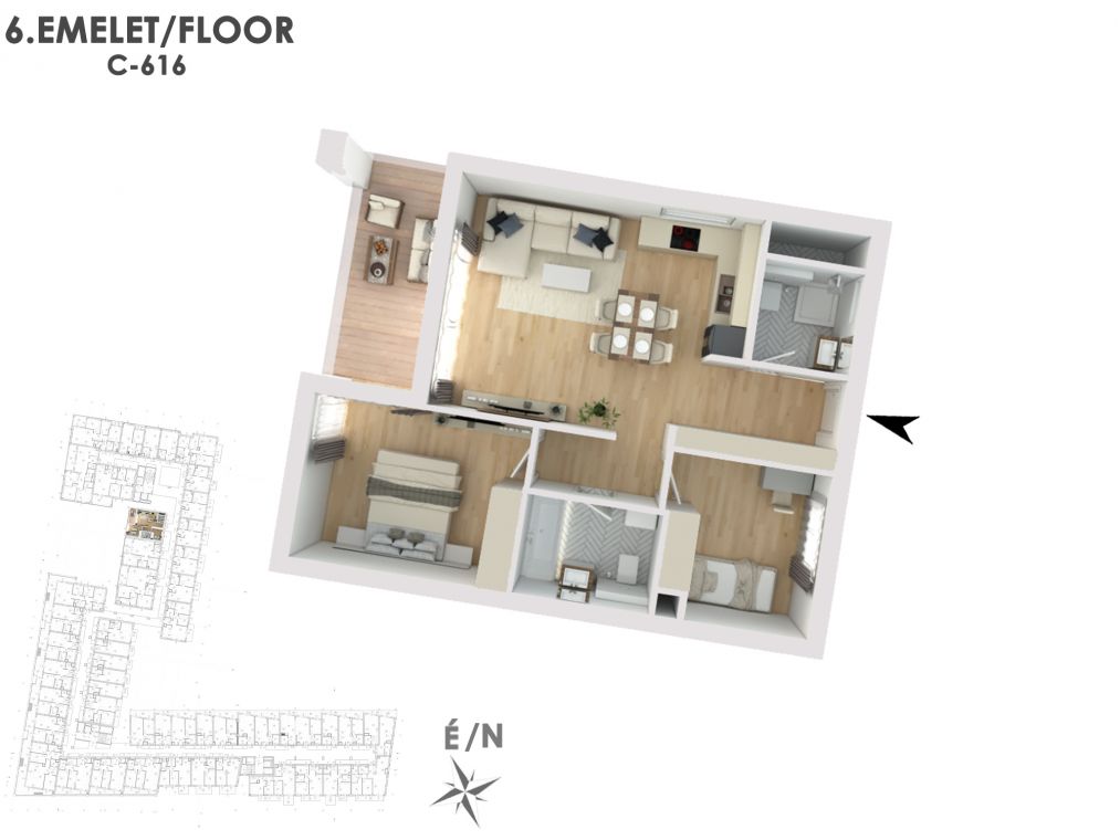 Otthonod a vízparti életstílus közepén C616