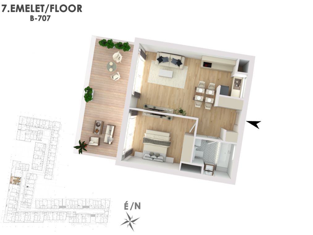Otthonod a vízparti életstílus közepén B707