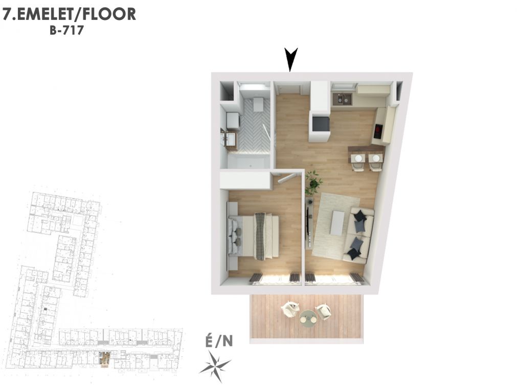 Otthonod a vízparti életstílus közepén B717