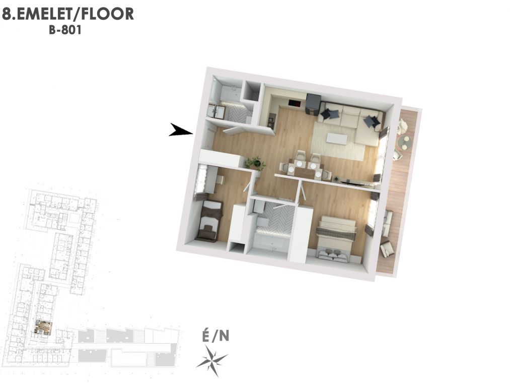 Otthonod a vízparti életstílus közepén B801