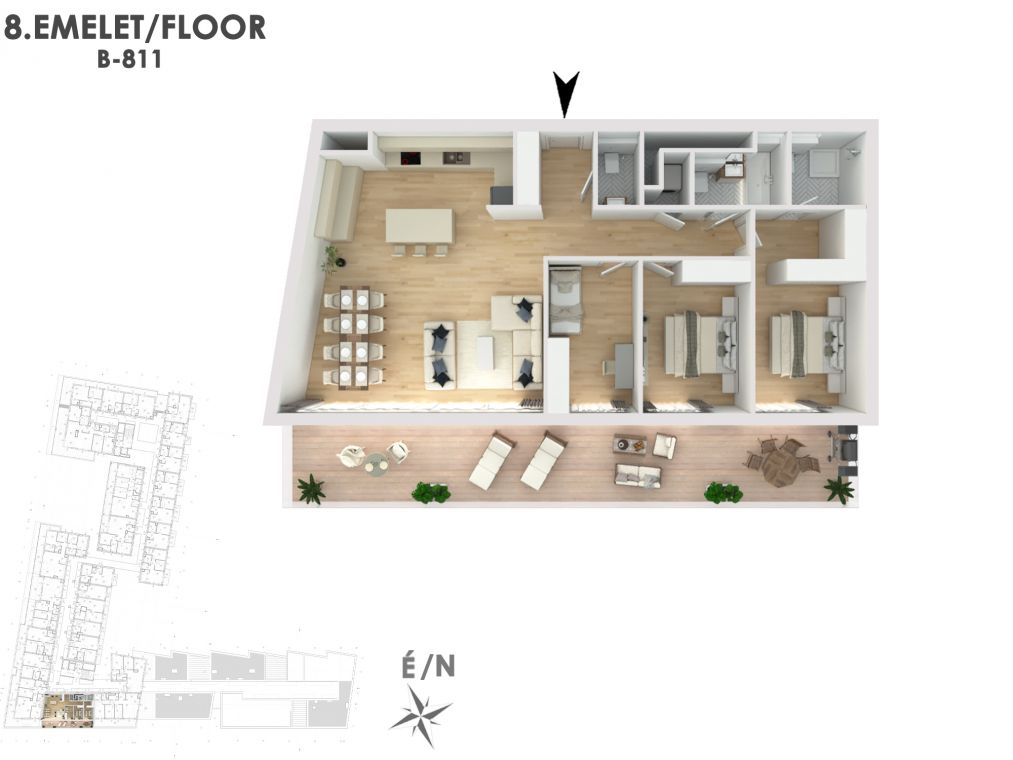 Otthonod a vízparti életstílus közepén B811
