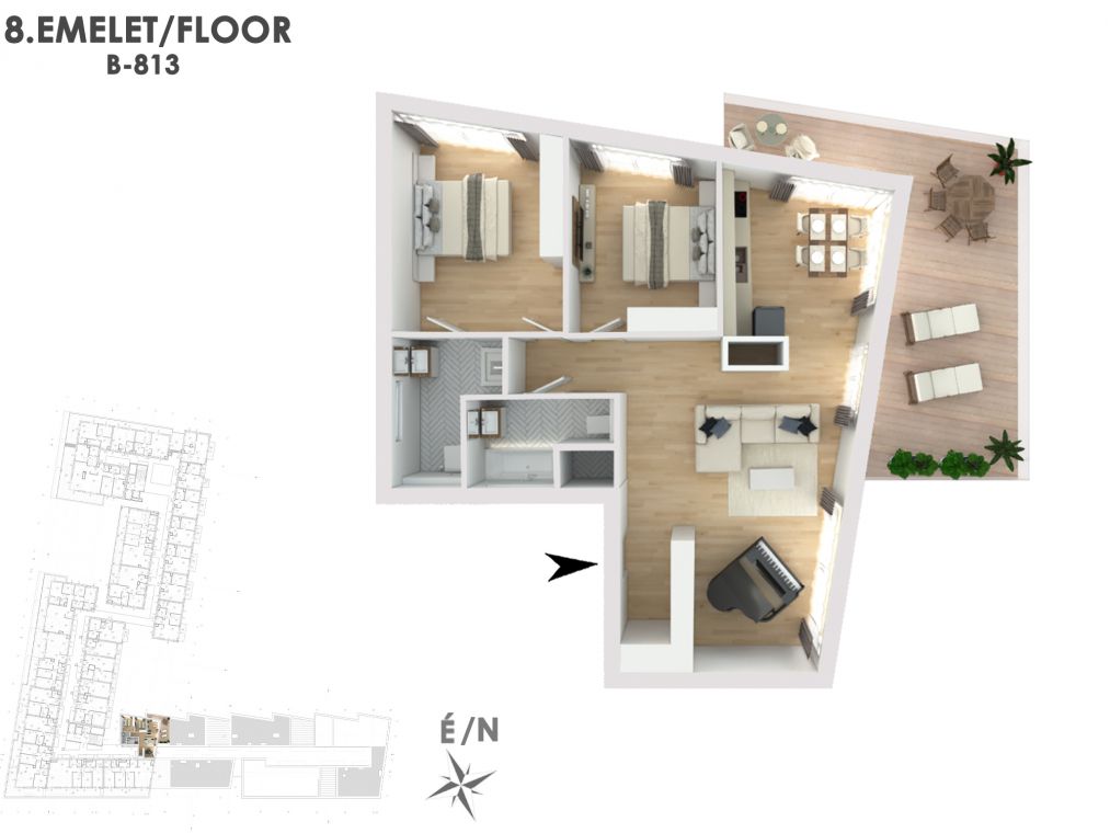 Otthonod a vízparti életstílus közepén B813