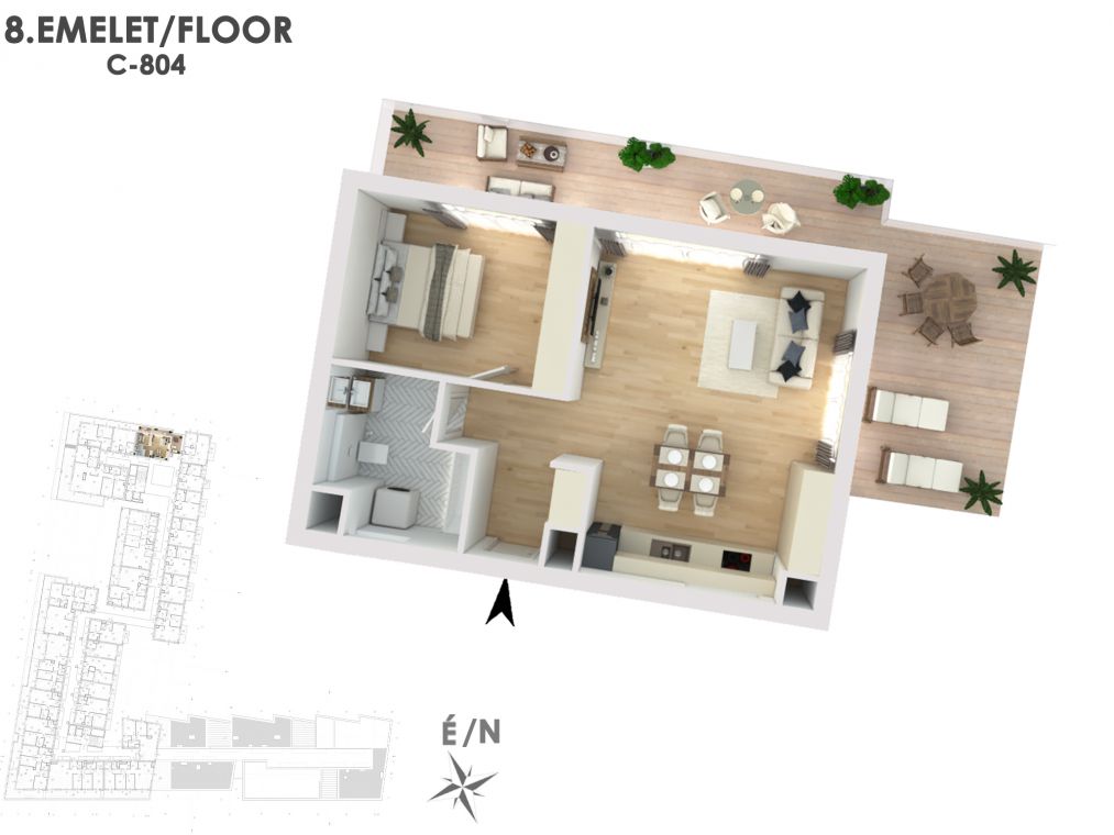 Otthonod a vízparti életstílus közepén C804