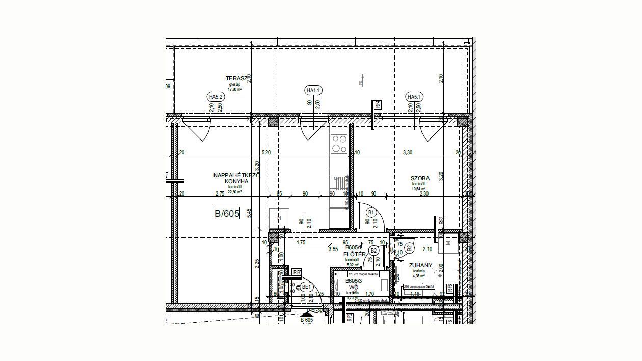 Új építésű lakás a Magdolnanegyedben B605